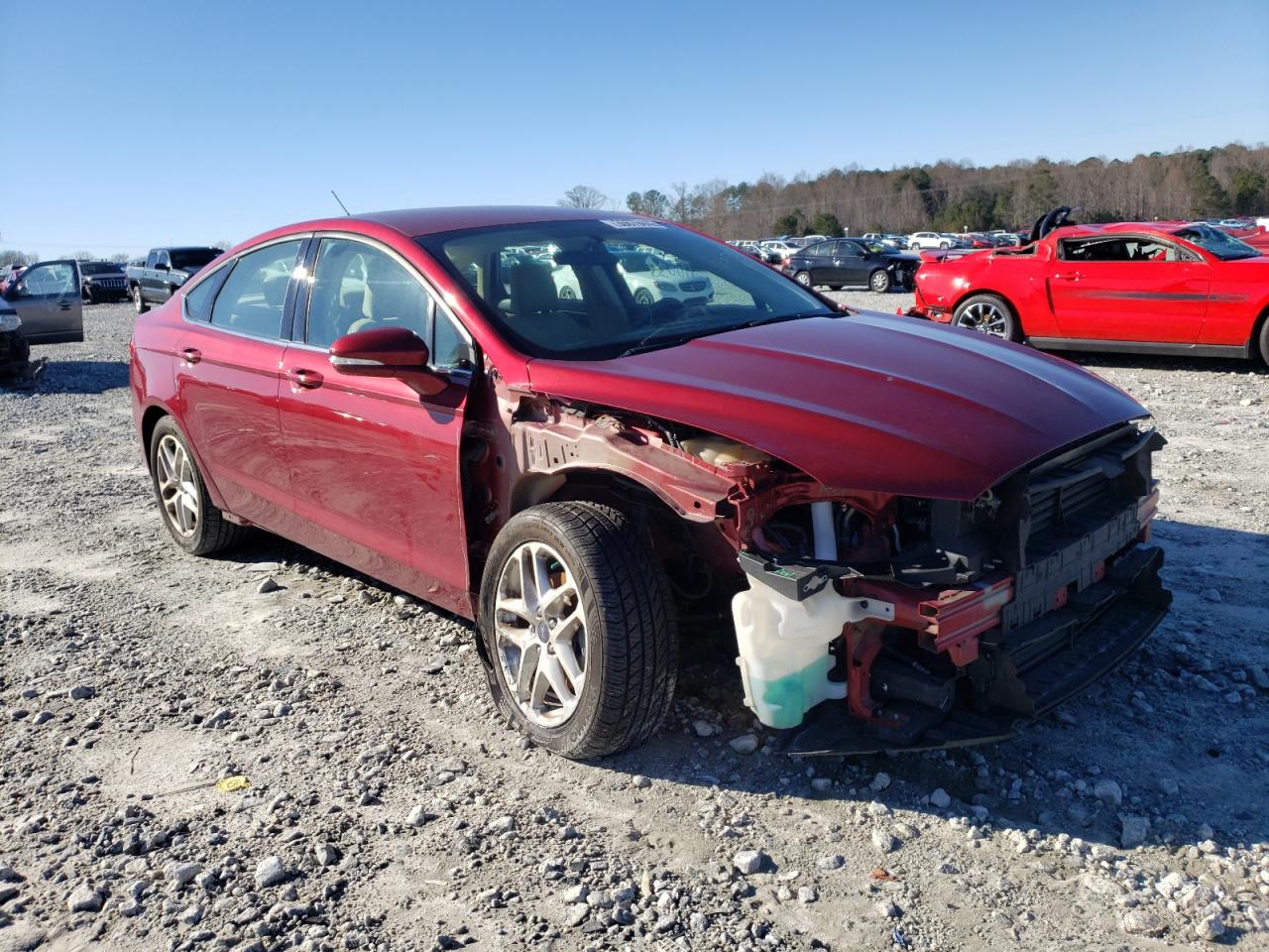 FORD FUSION SE 2016 with VIN 3FA6P0H7XGR253835 - Photo from auction