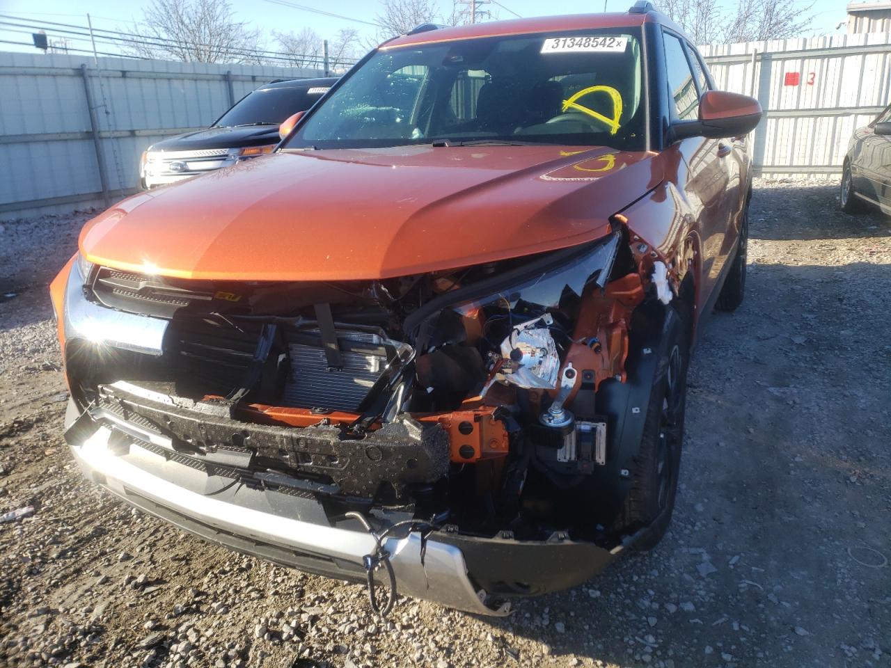 Photo 9 from auction – 2022 CHEVROLET TRAILBLAZE with VIN KL79MPS23NB017533