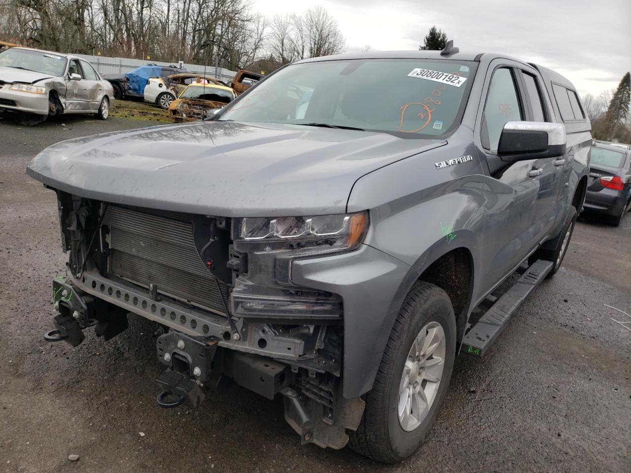 Photo 2 from auction – 2020 CHEVROLET SILVERADO with VIN 1GCRYDED0LZ227417