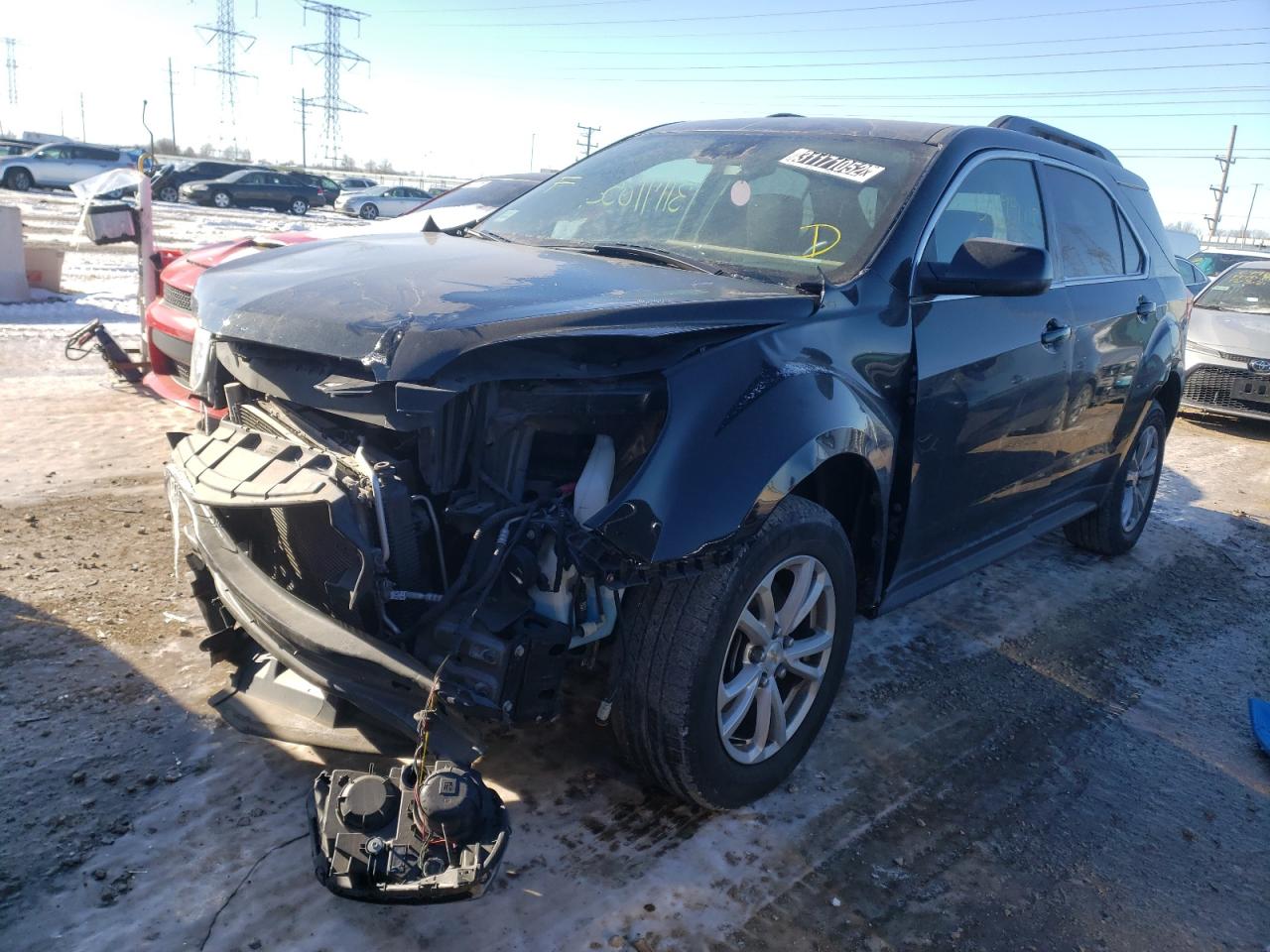 Photo 2 from auction – 2016 CHEVROLET EQUINOX LT with VIN 2GNALCEKXG1168659