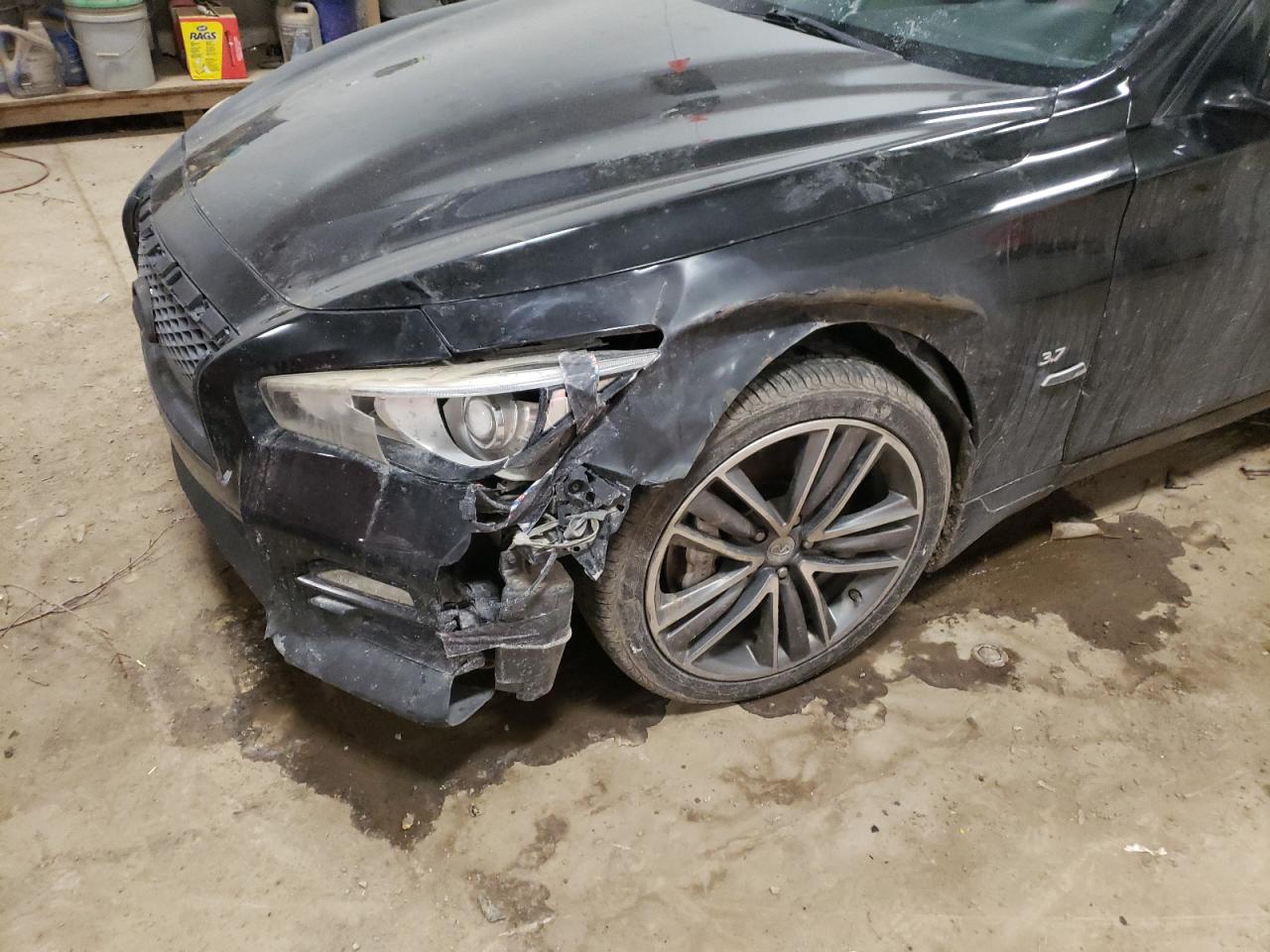 Photo 9 from auction – 2014 INFINITI Q50 BASE with VIN JN1BV7AP7EM675281