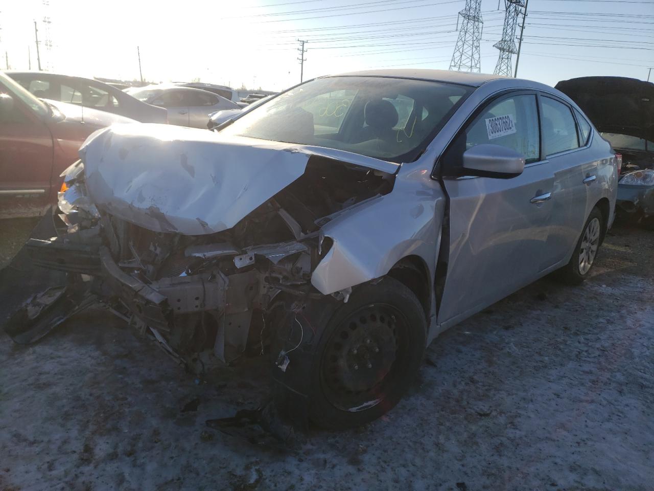 Photo 2 from auction – 2013 NISSAN SENTRA S with VIN 3N1AB7AP8DL667316