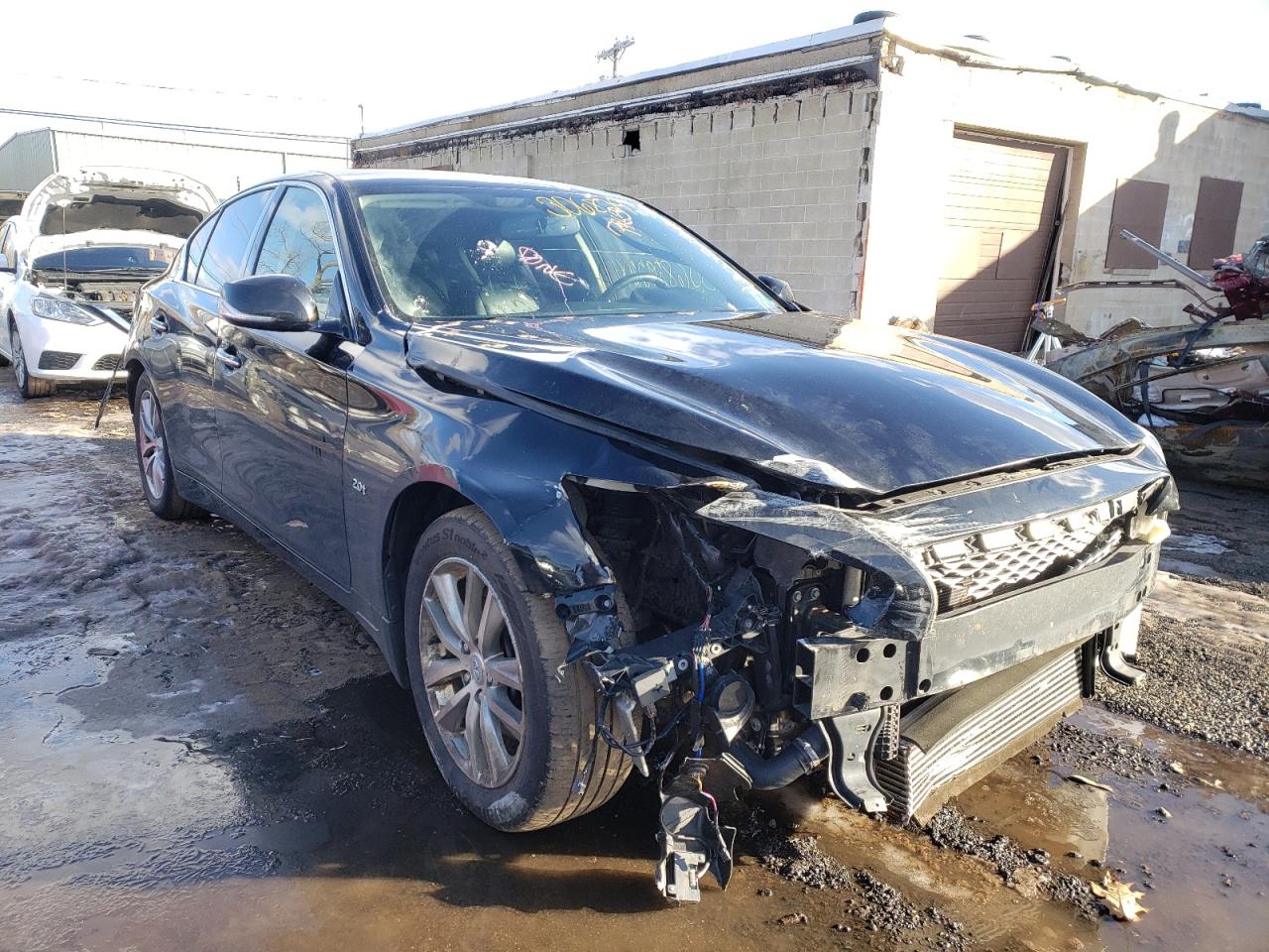 INFINITI Q50 BASE 2016 with VIN JN1CV7AR5GM251963 - Photo from auction