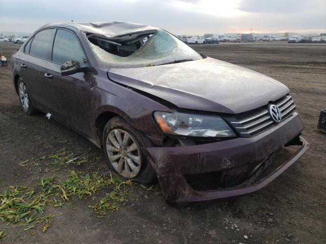 VOLKSWAGEN PASSAT S 2014 with VIN 1VWAP7A3XEC006327 - Photo from auction