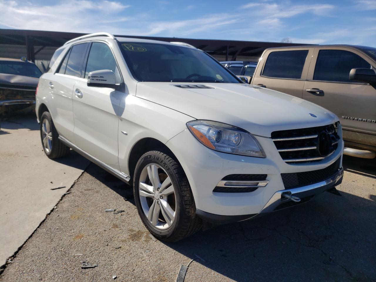 Photo 1 from auction – 2012 MERCEDES-BENZ ML 350 BLU with VIN 4JGDA2EB8CA009219