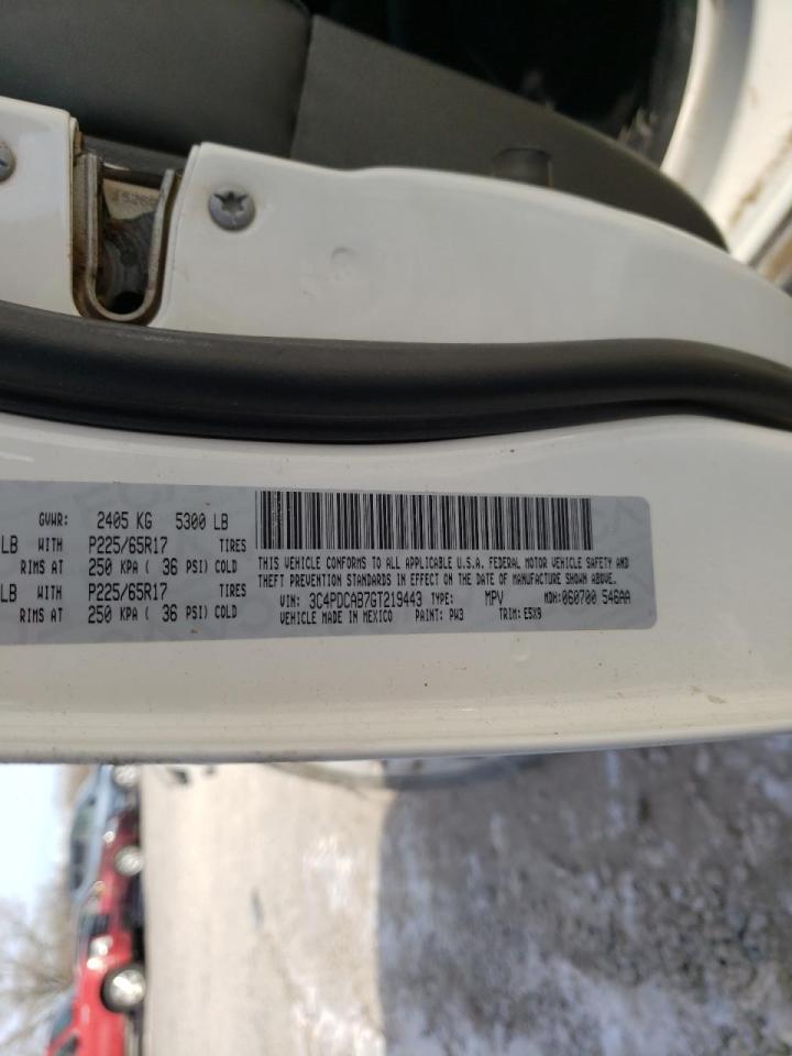 Photo 10 from auction – 2016 DODGE JOURNEY SE with VIN 3C4PDCAB7GT219443