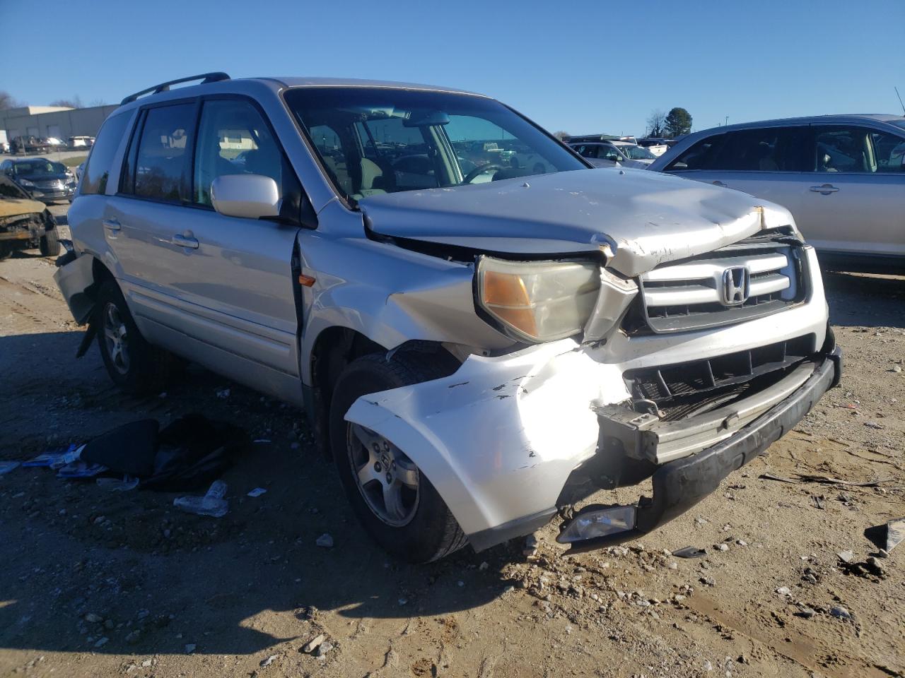 HONDA PILOT 2006 with VIN 2HKYF18486H536110 - Photo from auction