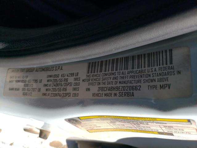 Photo 10 from auction – 2014 FIAT 500L EASY with VIN ZFBCFABH9EZ020662