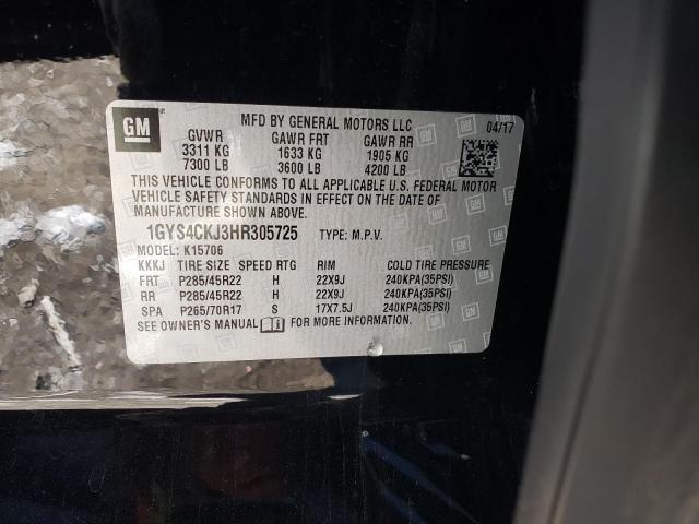 Photo 10 from auction – 2017 CADILLAC ESCALADE P with VIN 1GYS4CKJ3HR305725
