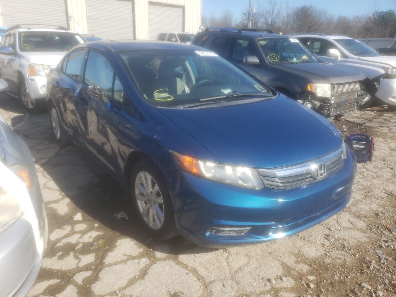 HONDA CIVIC EX 2012 with VIN 19XFB2F80CE040894 - Photo from auction