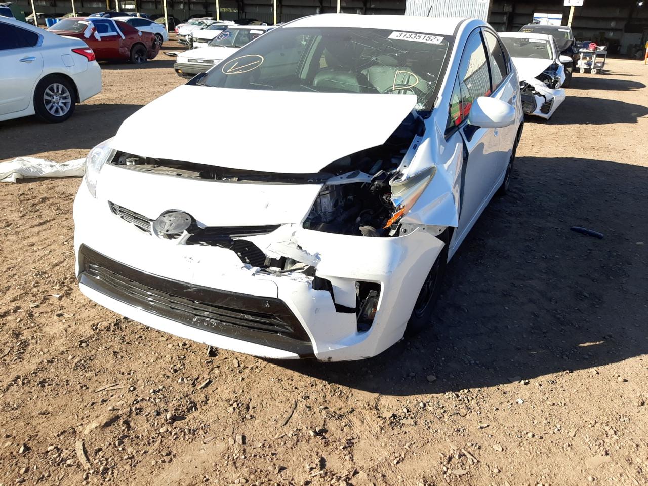 Photo 9 from auction – 2012 TOYOTA PRIUS with VIN JTDKN3DU1C1483389