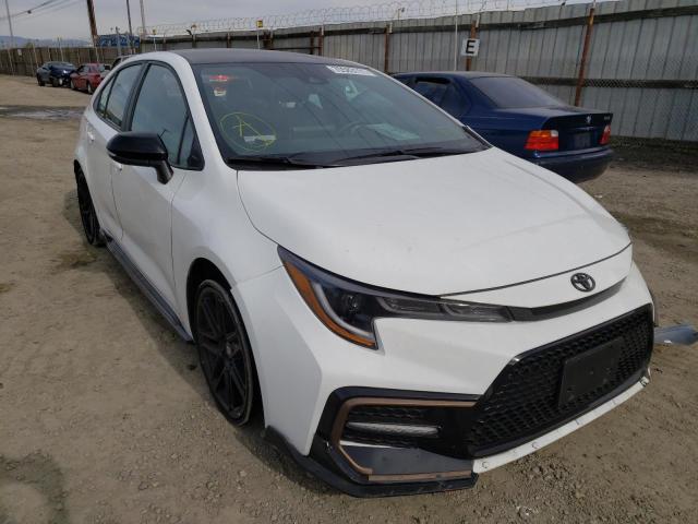TOYOTA COROLLA SE 2021 with VIN 5YFM4MCE8MP075187 - Photo from auction