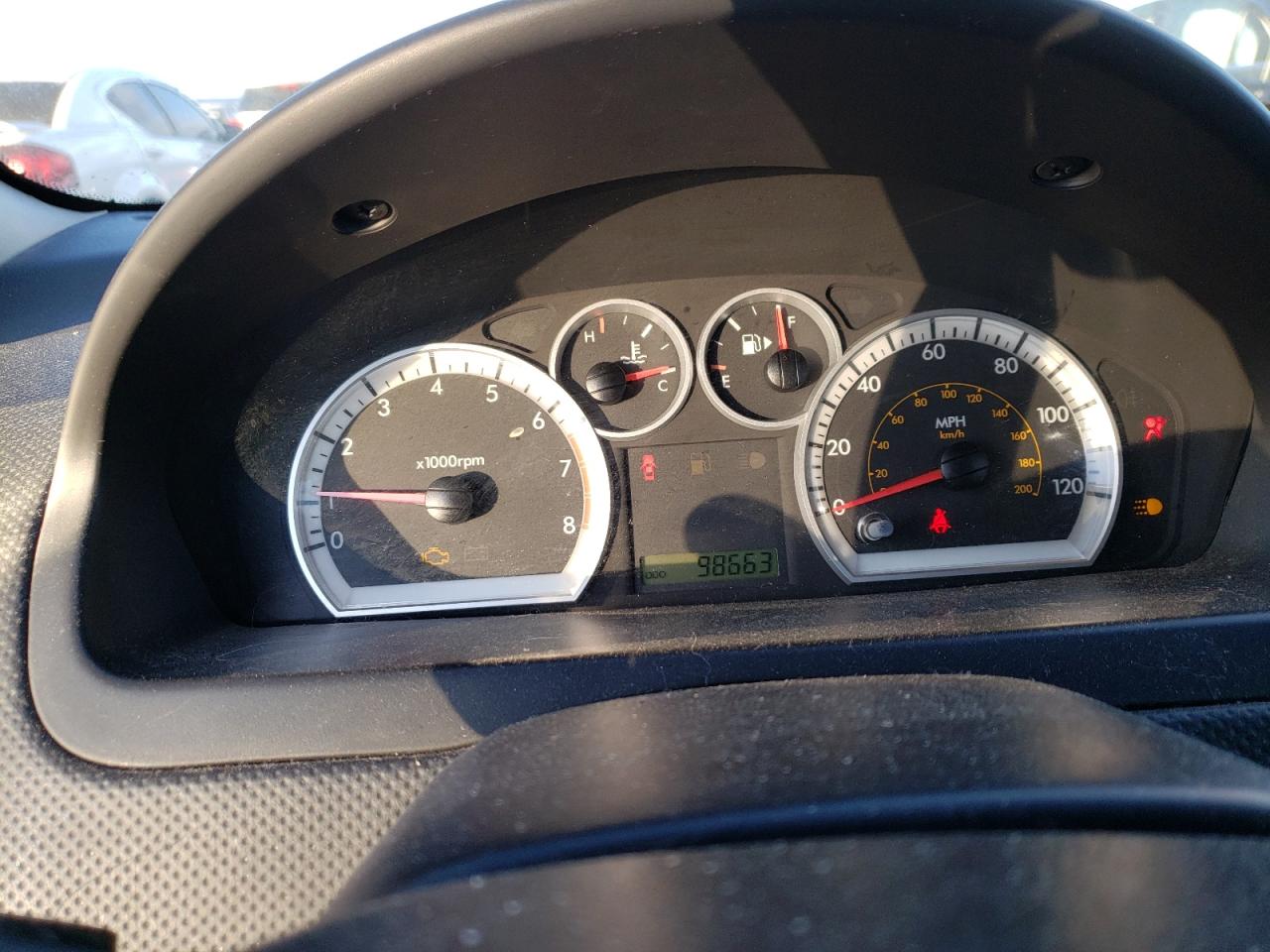 Photo 8 from auction – 2007 CHEVROLET AVEO LT with VIN KL1TG56697B093723