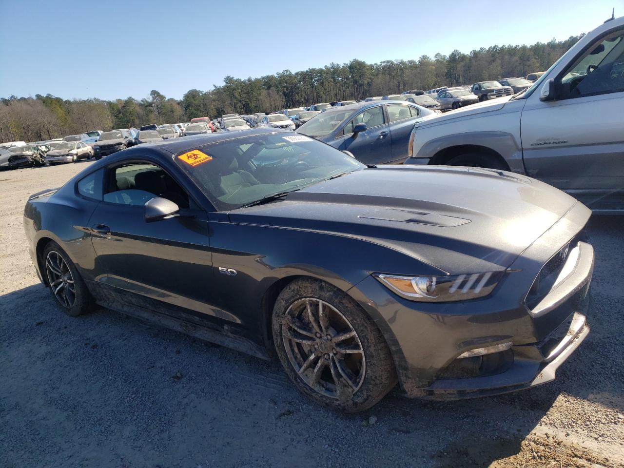 FORD MUSTANG GT 2017 with VIN 1FA6P8CF0H5335686 - Photo from auction