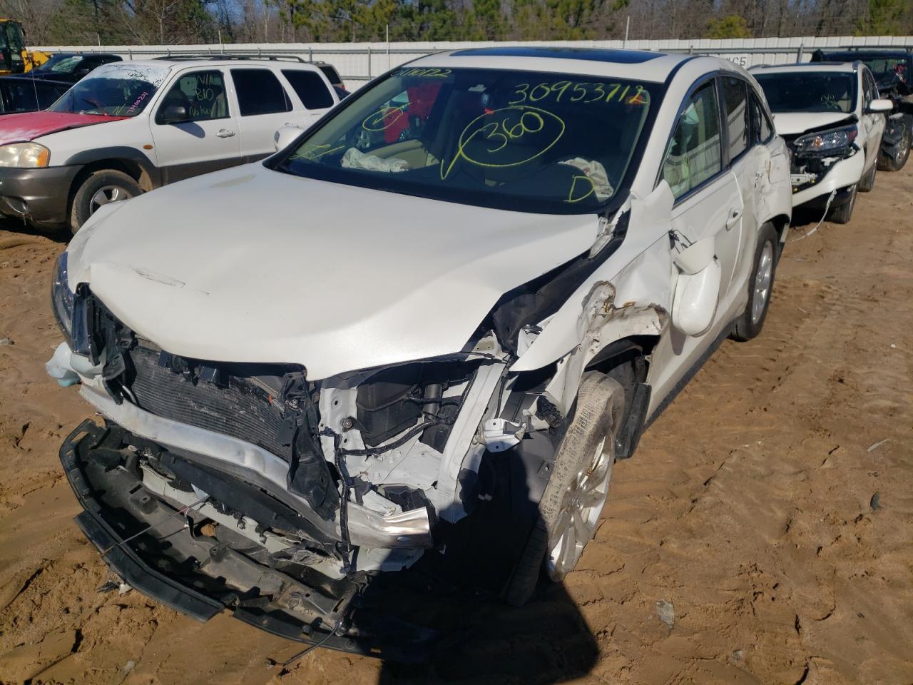 Photo 2 from auction – 2016 ACURA RDX with VIN 5J8TB3H32GL014127