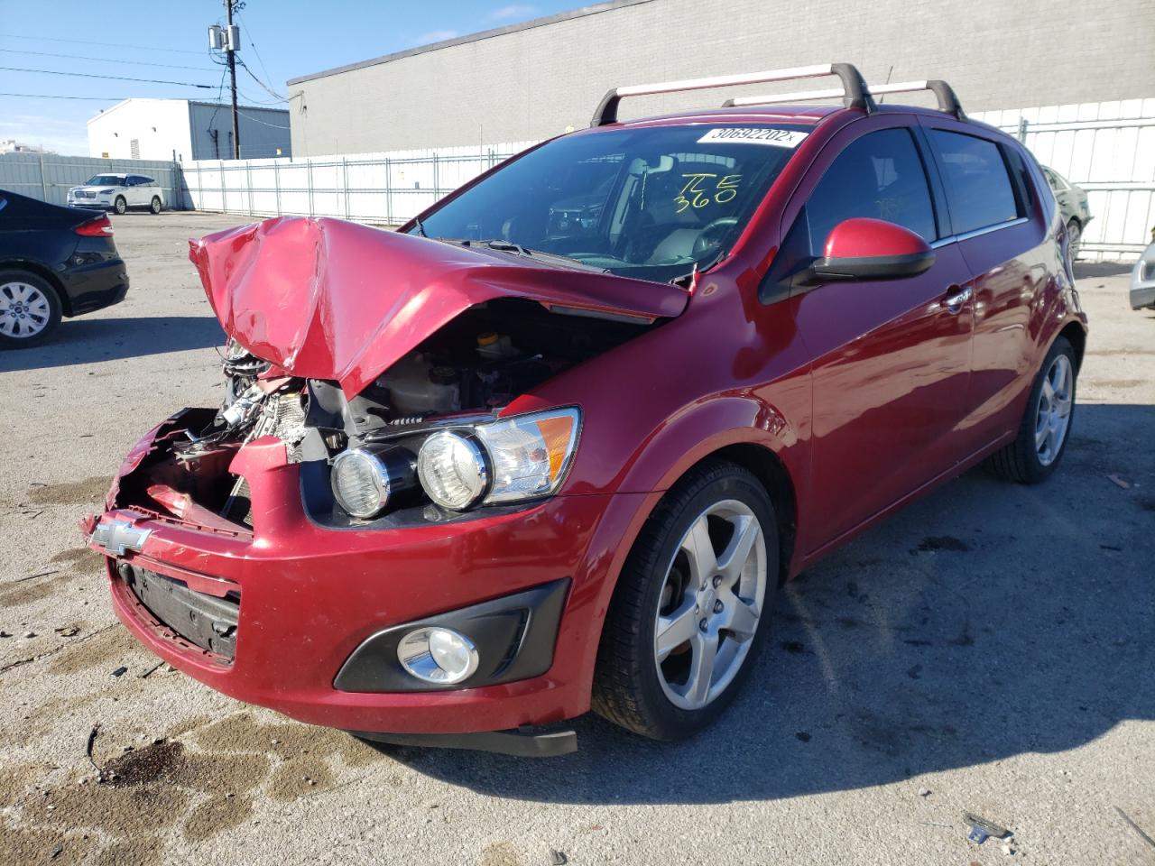 Photo 2 from auction – 2014 CHEVROLET SONIC LTZ with VIN 1G1JE6SH8E4223228