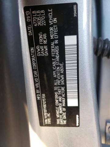 Photo 10 from auction – 2013 VOLVO S60 T5 with VIN YV1612FH9D1215158