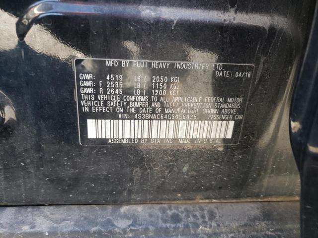 Photo 10 from auction – 2016 SUBARU LEGACY 2.5 with VIN 4S3BNAC64G3056838