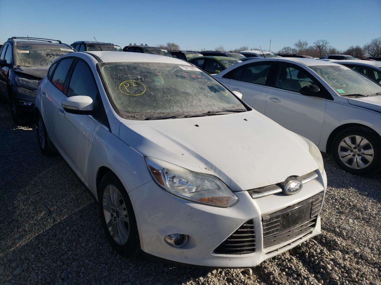 FORD FOCUS SEL 2012 with VIN 1FAHP3M26CL470490 - Photo from auction