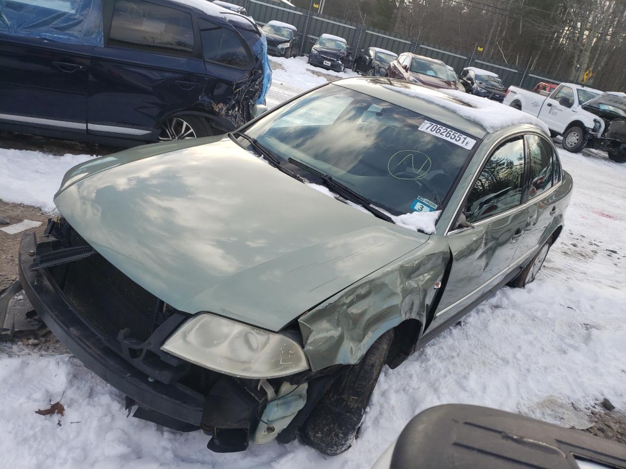 Photo 2 from auction – 2003 VOLKSWAGEN PASSAT GLS with VIN WVWPD63B53P183412
