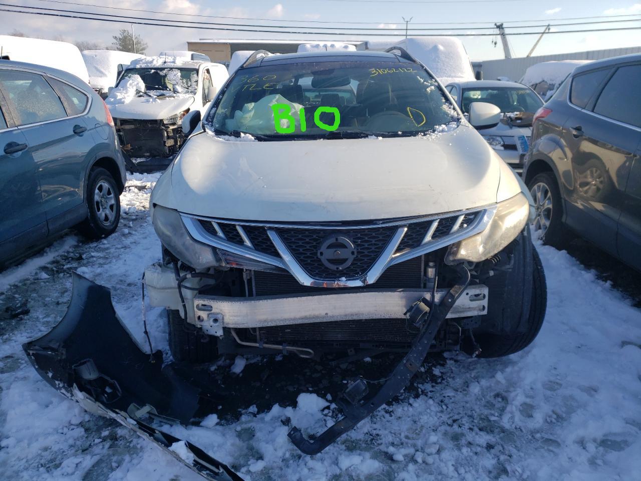 Photo 9 from auction – 2011 NISSAN MURANO S with VIN JN8AZ1MW5BW153296