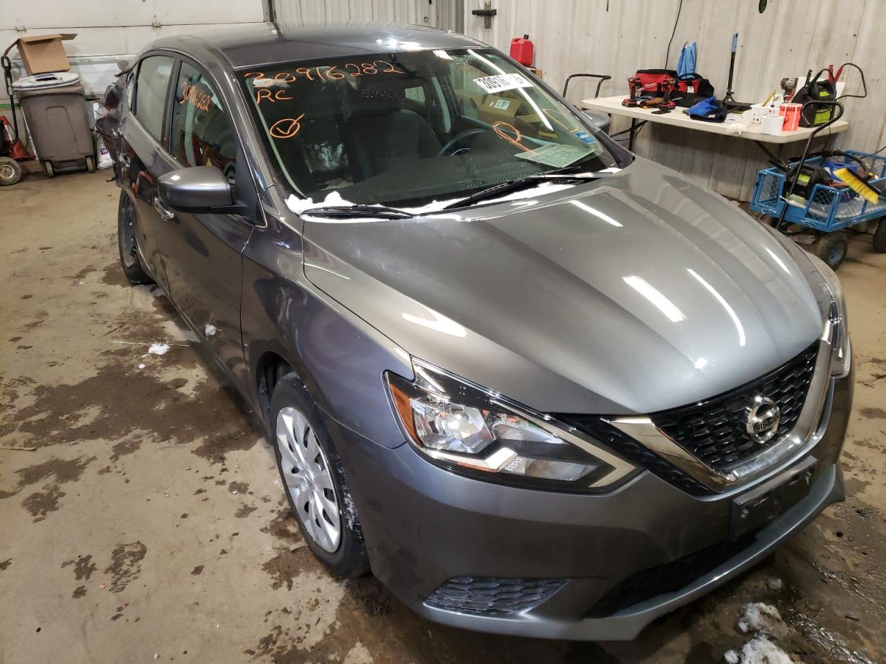 NISSAN SENTRA S 2017 with VIN 3N1AB7AP8HY236922 - Photo from auction