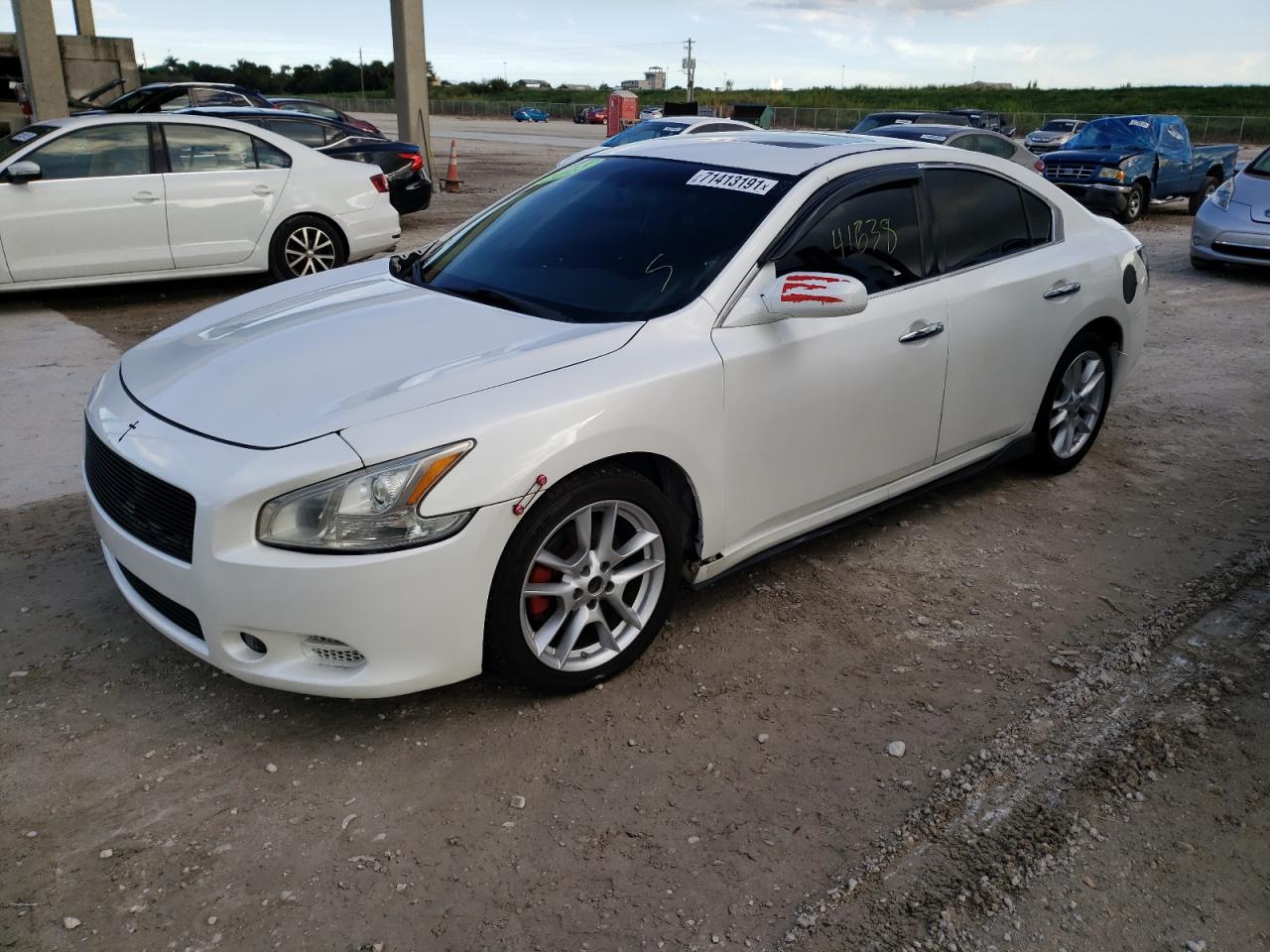 Photo 2 from auction – 2013 NISSAN MAXIMA S with VIN 1N4AA5AP0DC826612