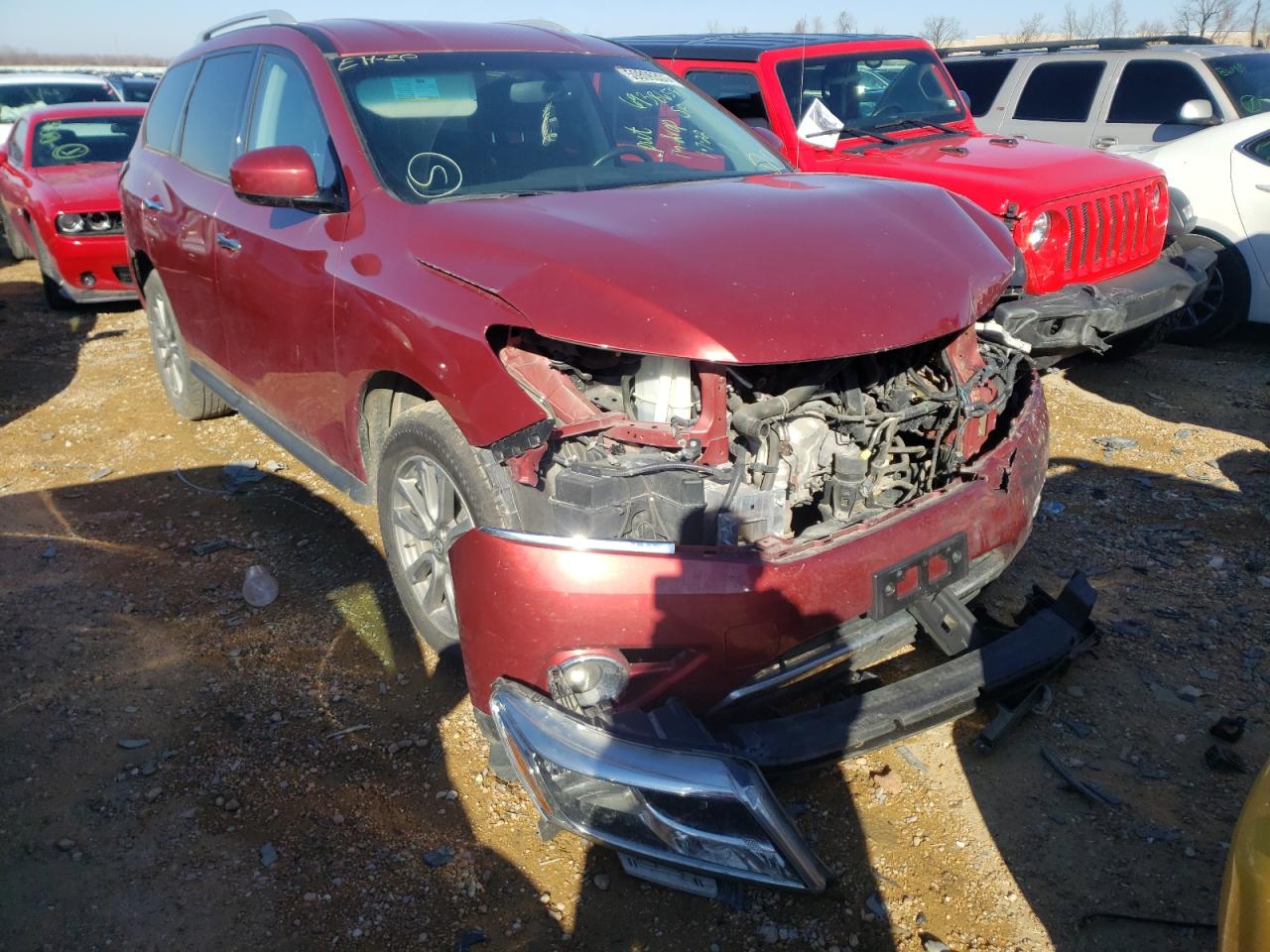Photo 1 from auction – 2016 NISSAN PATHFINDER with VIN 5N1AR2MM9GC628808
