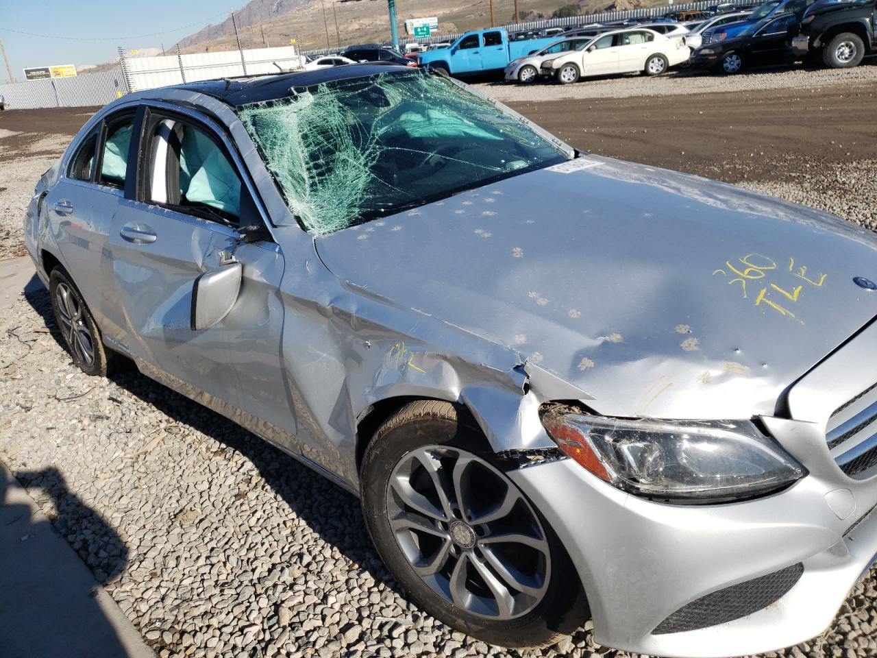 Photo 9 from auction – 2015 MERCEDES-BENZ C CLASS with VIN 55SWF4KB6FU036623
