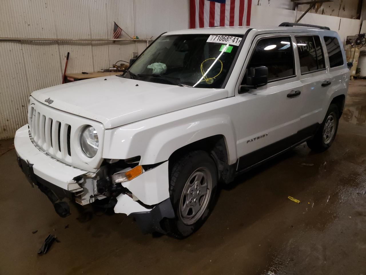 Photo 2 from auction – 2017 JEEP PATRIOT SP with VIN 1C4NJPBB7HD202350