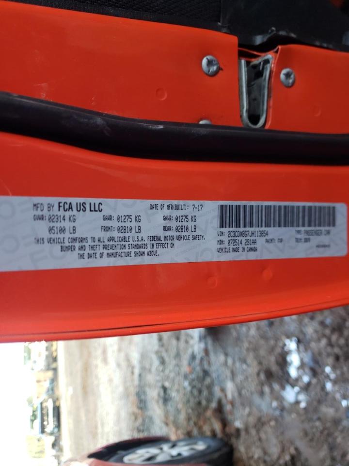 Photo 10 from auction – 2018 DODGE CHARGER SX with VIN 2C3CDXBG7JH113854