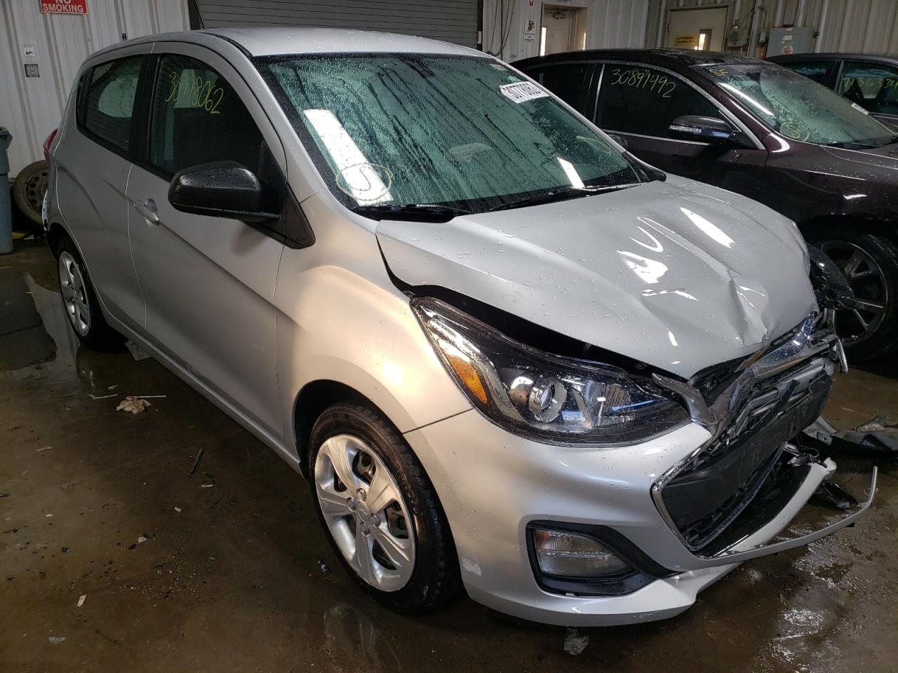 CHEVROLET SPARK LS 2021 with VIN KL8CB6SAXMC740734 - Photo from auction