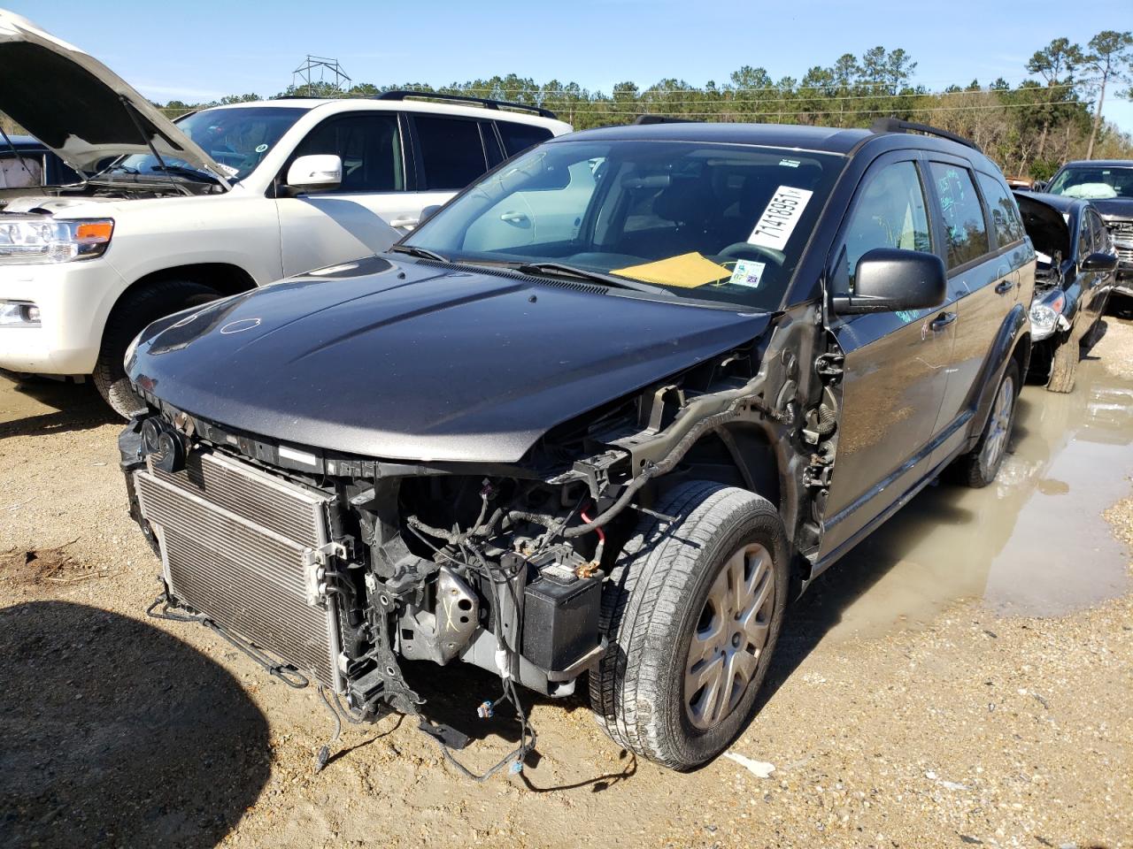 Photo 2 from auction – 2017 DODGE JOURNEY SE with VIN 3C4PDCAB3HT552093