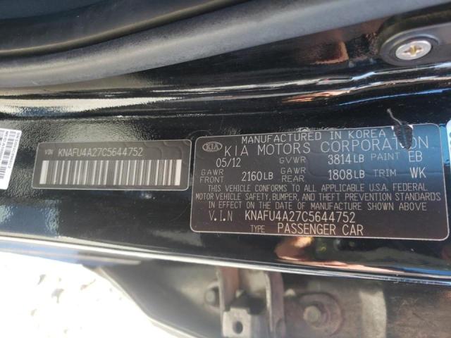 Photo 10 from auction – 2012 KIA FORTE EX with VIN KNAFU4A27C5644752