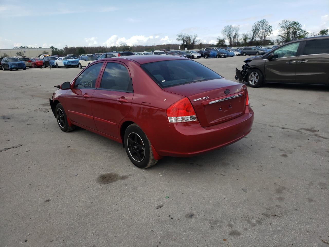 Photo 3 from auction – 2009 KIA SPECTRA EX with VIN KNAFE221195653219