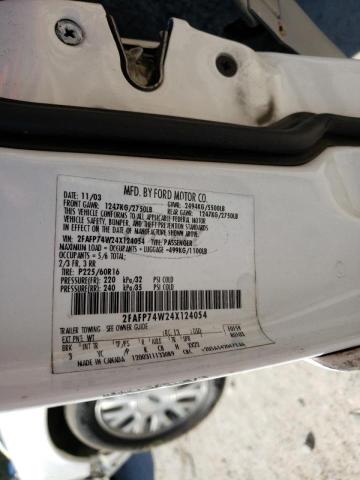 Photo 10 from auction – 2004 FORD CROWN VICT with VIN 2FAFP74W24X124054