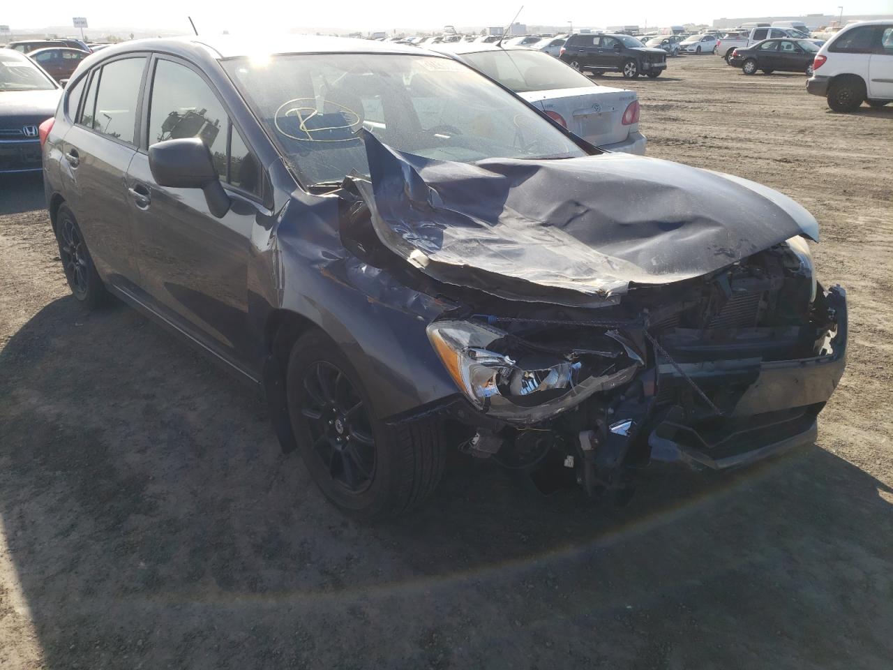 SUBARU IMPREZA 2014 with VIN JF1GPAA63E8285326 - Photo from auction