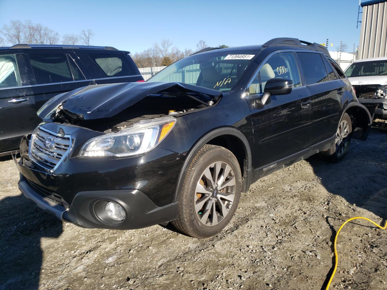 Photo 2 from auction – 2015 SUBARU OUTBACK 3. with VIN 4S4BSENCXF3221482