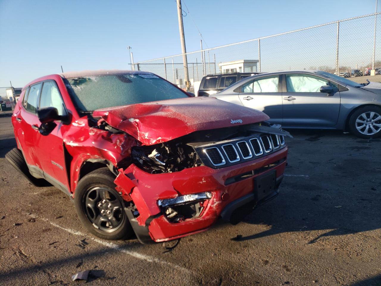 JEEP COMPASS SP 2018 with VIN 3C4NJCAB9JT411910 - Photo from auction