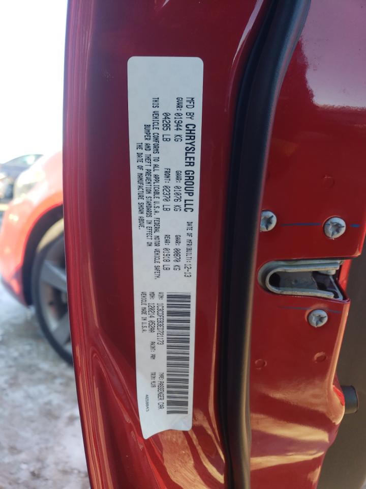 Photo 10 from auction – 2014 DODGE DART GT with VIN 1C3CDFEB3ED721173