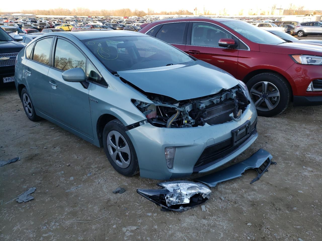 TOYOTA PRIUS 2013 with VIN JTDKN3DU2D5672885 - Photo from auction