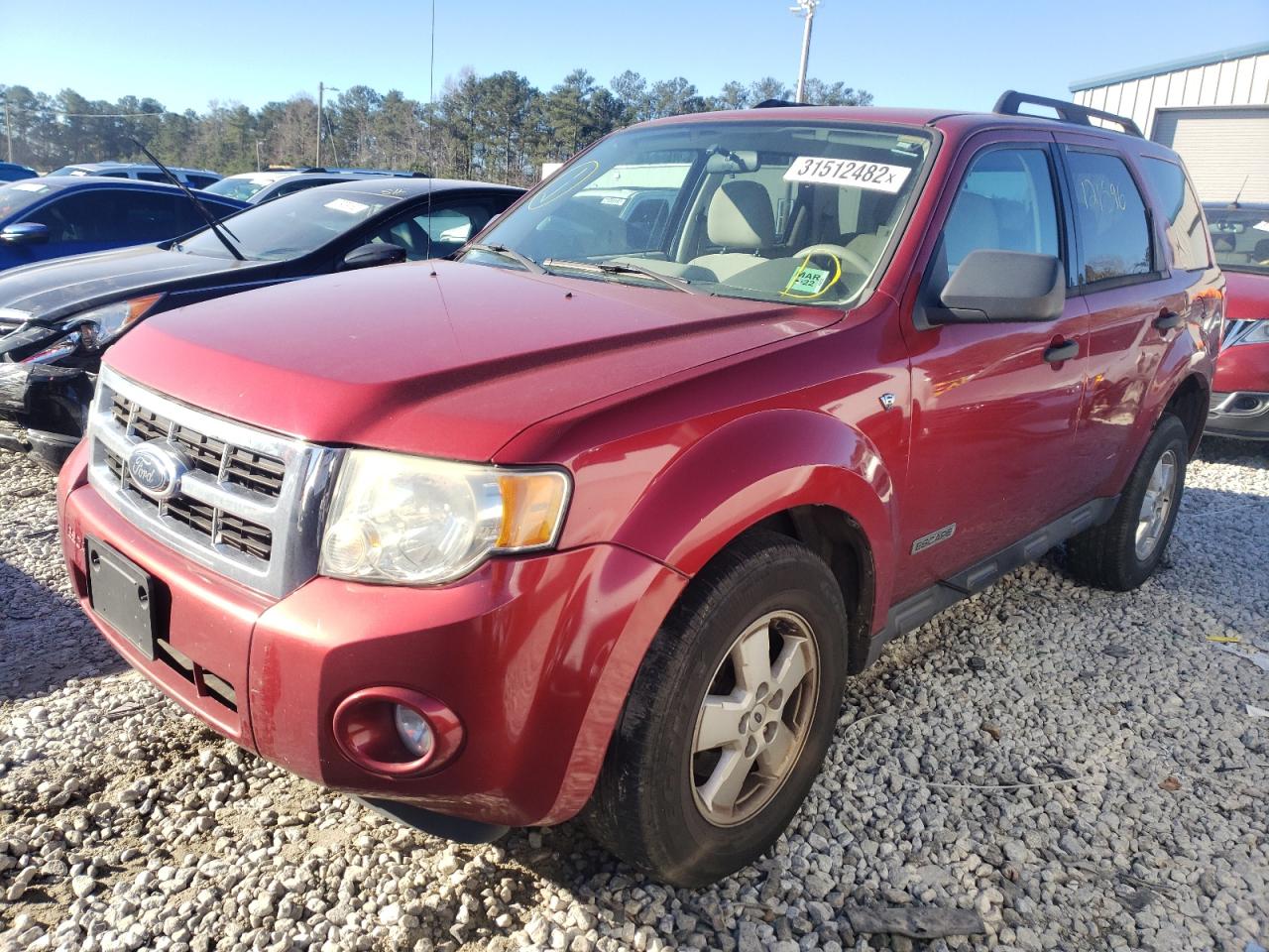 Photo 2 from auction – 2008 FORD ESCAPE XLT with VIN 1FMCU93108KD05889
