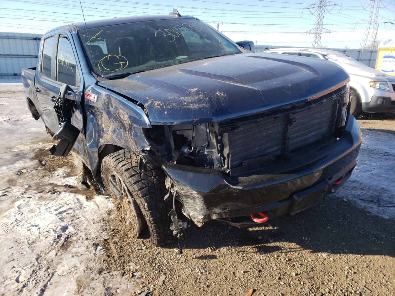 CHEVROLET SILVERADO 2021 with VIN 1GCPYFED2MZ348244 - Photo from auction
