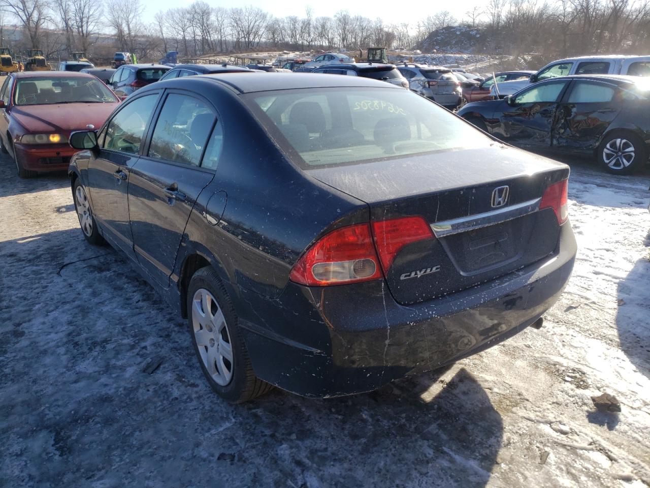 Photo 3 from auction – 2009 HONDA CIVIC with VIN 2HGFA16569H534257
