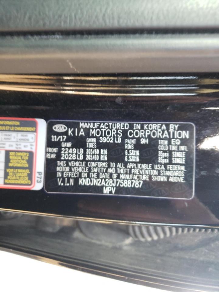 Photo 10 from auction – 2018 KIA SOUL with VIN KNDJN2A28J7588787