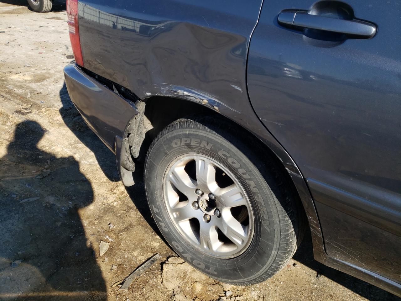 Photo 9 from auction – 2002 TOYOTA HIGHLANDER with VIN JTEGF21AX20044750