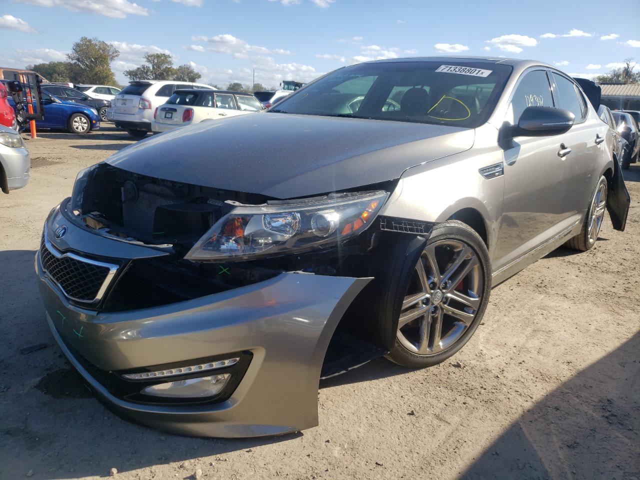 Photo 2 from auction – 2013 KIA OPTIMA SX with VIN 5XXGR4A64DG125201