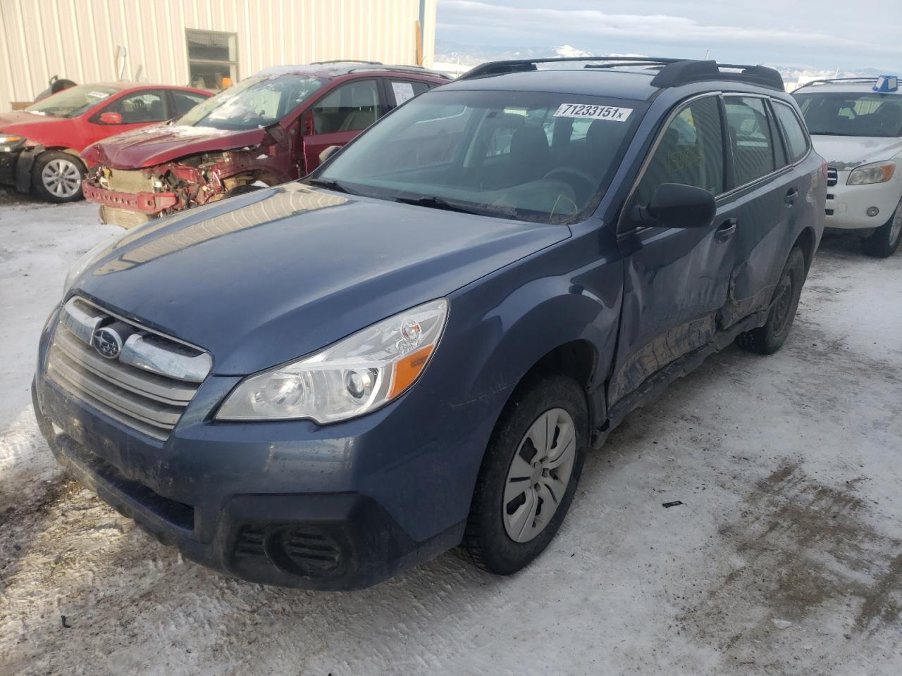 Photo 2 from auction – 2013 SUBARU OUTBACK with VIN 4S4BRBAC9D1254384