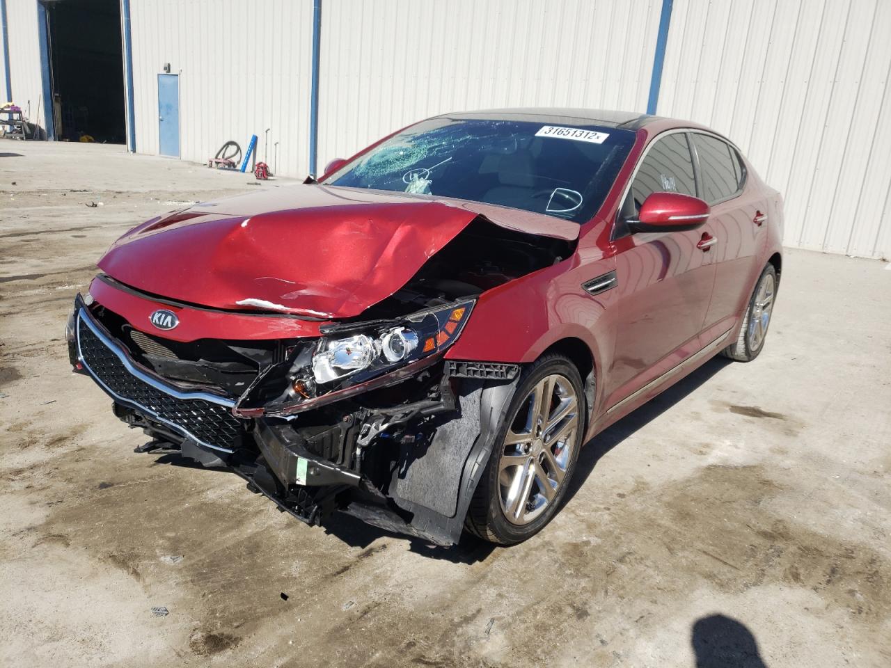 Photo 2 from auction – 2013 KIA OPTIMA SX with VIN 5XXGR4A66DG123417