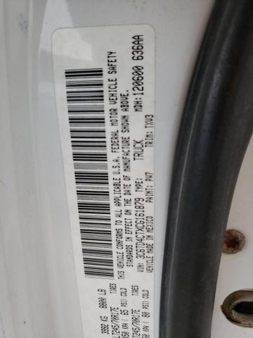 Zdjęcie 10 z aukcji – 2012 DODGE RAM 2500 S z VIN 3C6TD4CTXCG161879